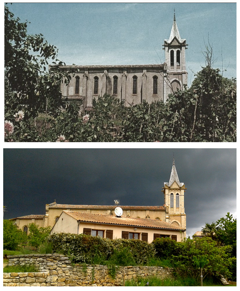  l'église  vue de côté